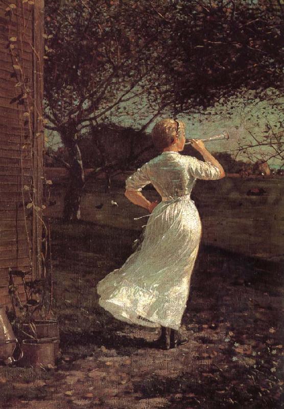 Winslow Homer Dinner Horn oil painting picture